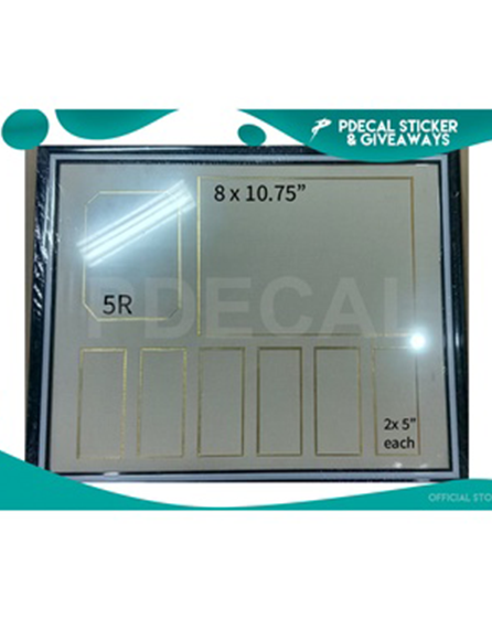 3in1 Landscape Type - Certificate, 5R Pic and Ribbons - Medal Frame (17.5 x 21.5")