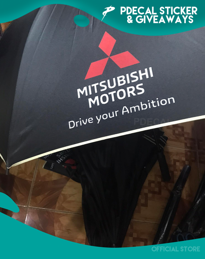 Automatic Golf Umbrella - Full Color Logo (with Pouch and Sponge Handle)