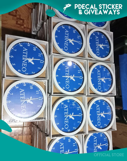 Clock 9" - Full Color Personalized (Bulk Order)