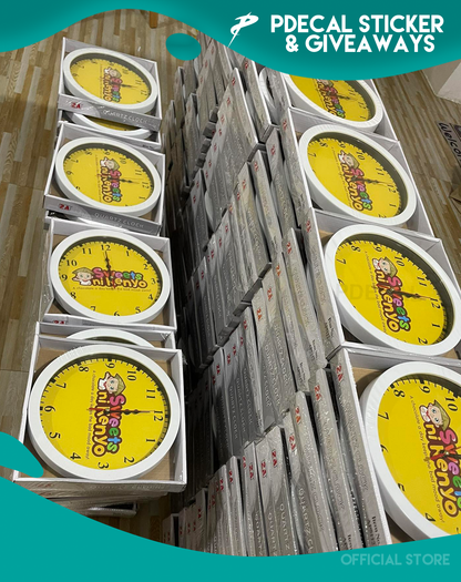 Clock 9" - Full Color Personalized (Bulk Order)