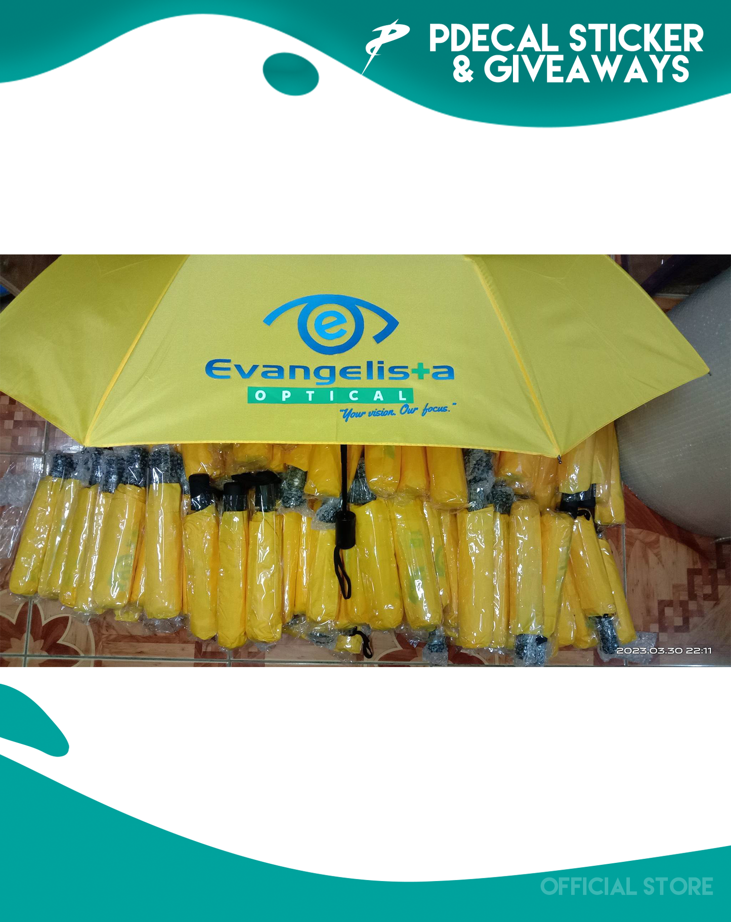 Personalized Folding/Automatic Umbrella - Logo/Name Rain or Shine (with Official Receipt)